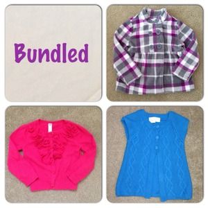 **Bundle for @sel2388** Plaid jacket (4T)