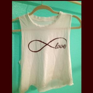 Brandy Melville infinite love shirt