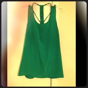 Green Tank Top (must see back)