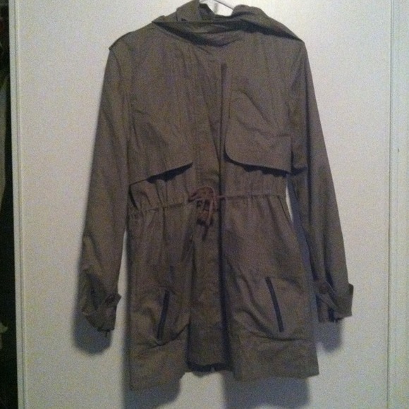 papaya Jackets & Blazers - Tan utility jacket: anorak