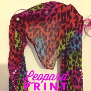Leopard Print Scarf