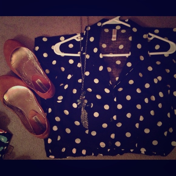 Classy Black & White Polka Dot Dress