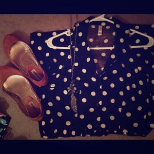 Classy Black & White Polka Dot Dress