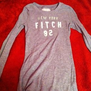 Grey long sleeve shirt