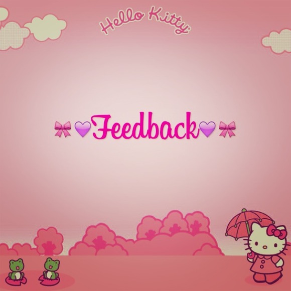 Buyer Feedback👏☺😍💜
