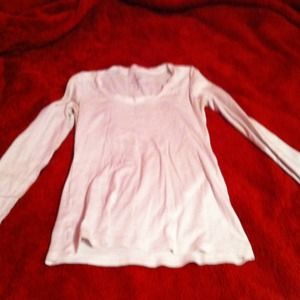 White long sleeve shirt