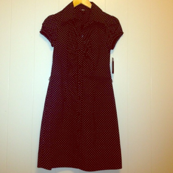 ✨NWT✨ Black Polka Dress