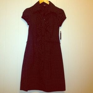✨NWT✨ Black Polka Dress