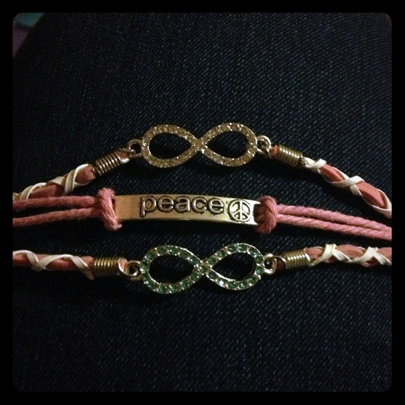 Infinity and Peace Bracelet✌ - Picture 1 of 3