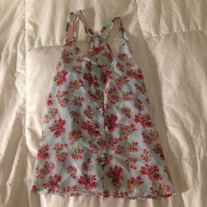 Floral tank top like Brandy Melville!