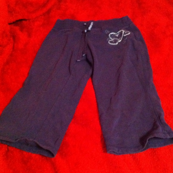 Knee high sweat shorts