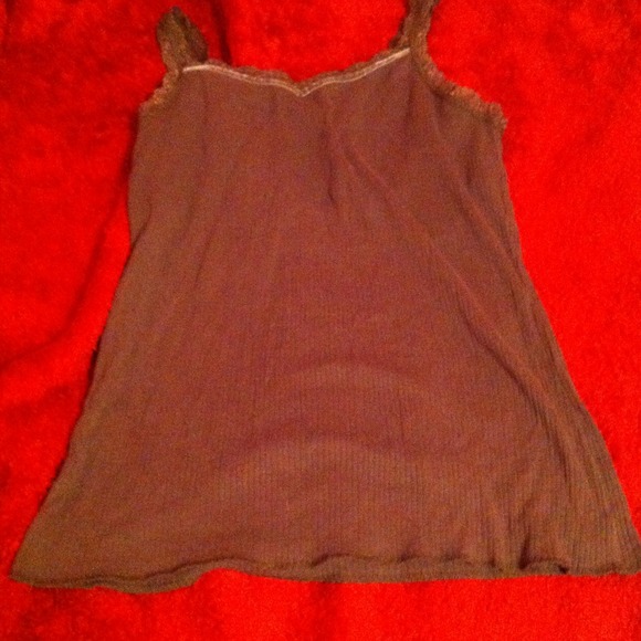 Brown tank top