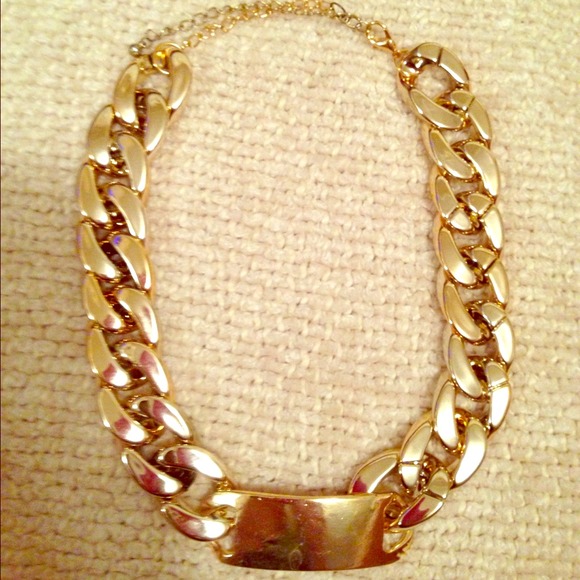 🚫Sold🚫 Thick gold chain ID celebrity style