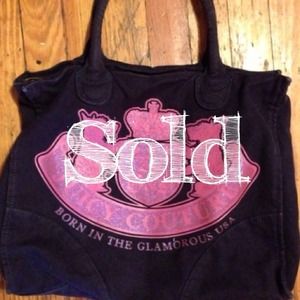 Juicy Couture Glitter Tote Beach Bag