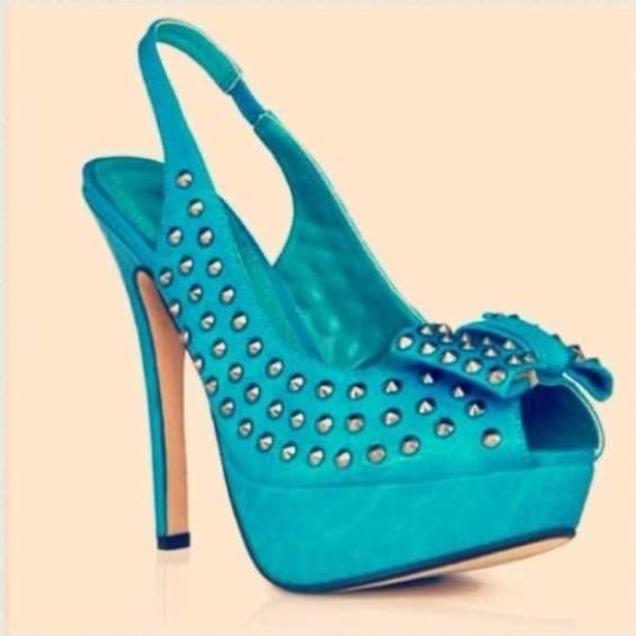 Blue heels