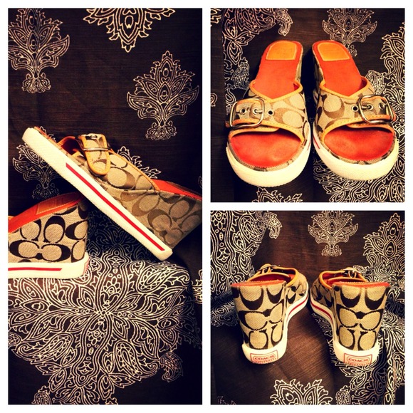 💯% Authentic Coach Sneaker Wedges