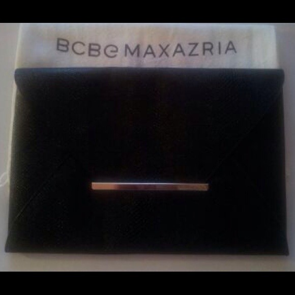 Black snakeskin clutch