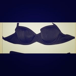 Victoria's Secret jet black bikini top only!