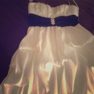 Black and white gown from Beata Studio