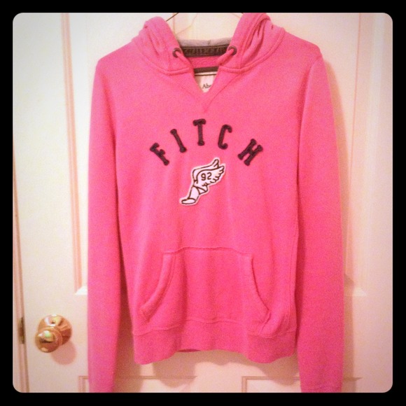 Abercrombie and Fitch pink sweatshirt