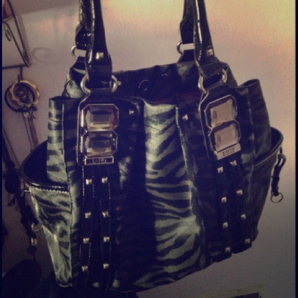 Zebra print kathy van zeeland purse!!!!
