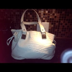 Authentic Michael Kors Python Drawstring Satchel