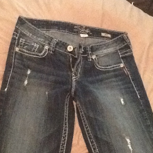 Silver jeans