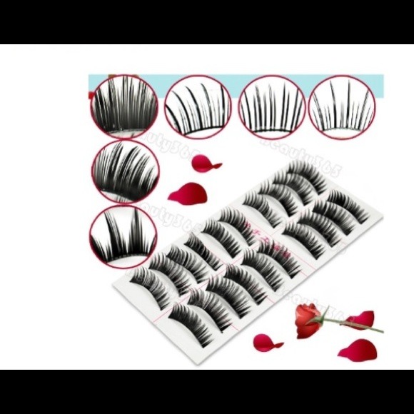 10 pairs of lashes