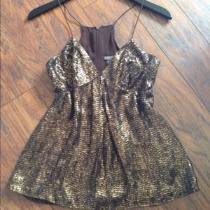 Bundle- sequin top, bcbg coat, snake necklace