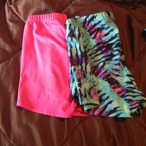 2pair volleyball/athletic spandex short