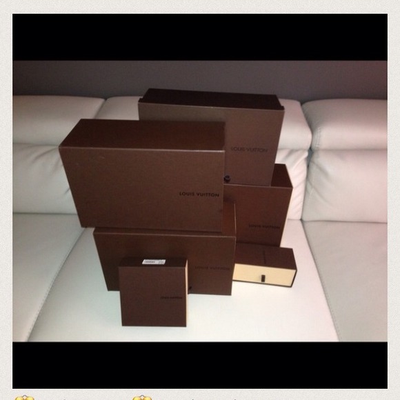 Authentic Louis Vuitton boxes