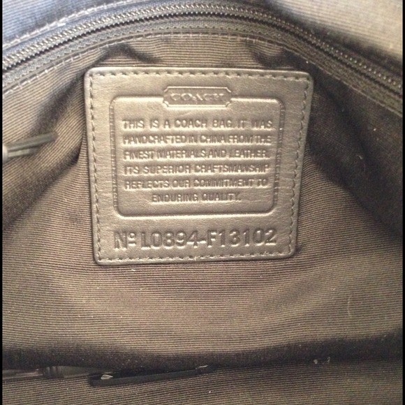 Cyber Monday Sale!!!Classic canvas Coach bag - Picture 4 of 4