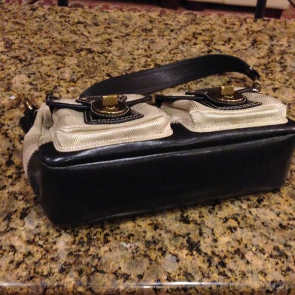 Cyber Monday Sale!!!Classic canvas Coach bag - Picture 3 of 4