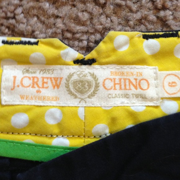 ***sold*** J. Crew Navy Chino Shorts