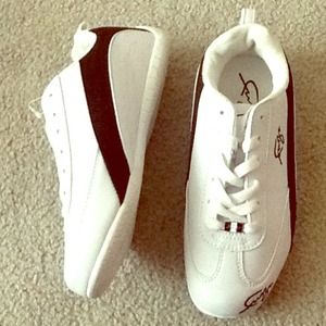 Super cute never been worn white shoes!(: