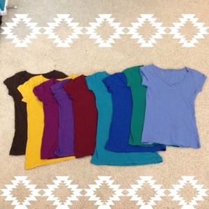 Assorted V-Neck T-Shirts