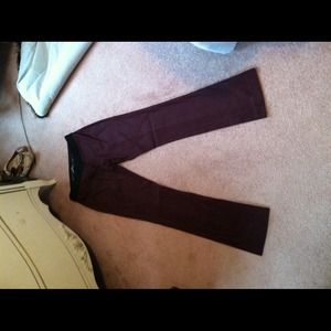 Maroon pants and red pants... Bundled!