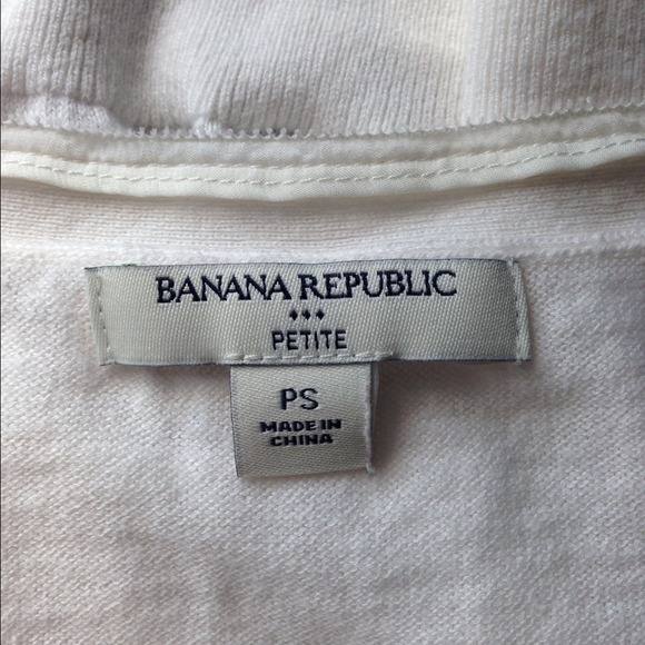 Banana Republic cardigan. White & petite small. - Picture 2 of 3