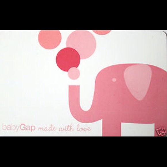 196$ baby gap gift card
