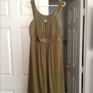 Knee length bridesmaid dress