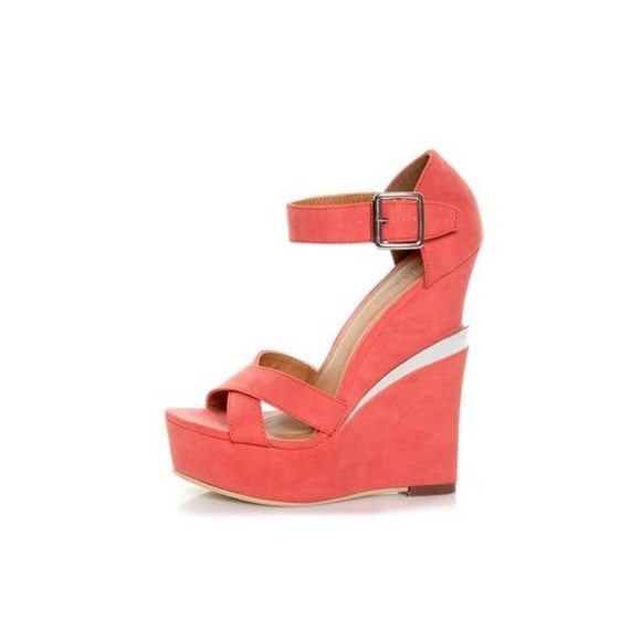 Michael Antonio Studio George Coral Platform Wedge