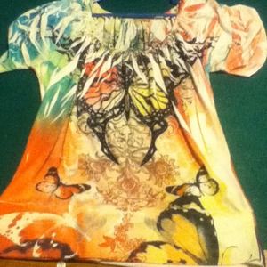Body Central floral shirt