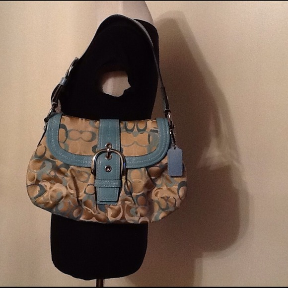 NWOT Rare Coach Soho Sig Jacqrd & Lthr Bag & Wallet Set - Picture 2 of 4