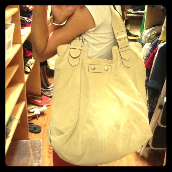 Alexander McQueen Cream Suede Handbag!!