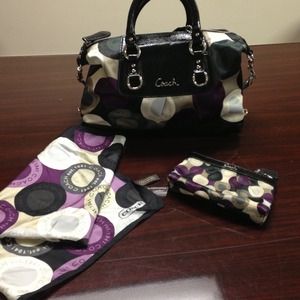Authentic Coach bundle 100% silk