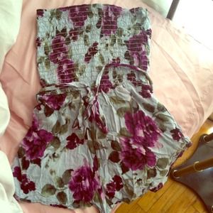 Forever 21 * flower romper