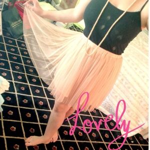 American Rag Pink Tulle Skirt