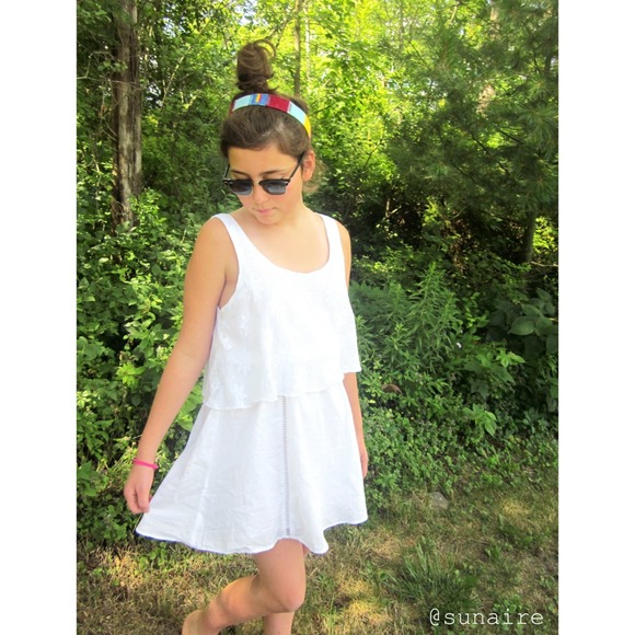 Dresses & Skirts - [BRAND NEW] Aztec-Textured Linen Flounce Dress