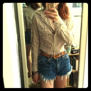 Western Bohemian Roxy button down