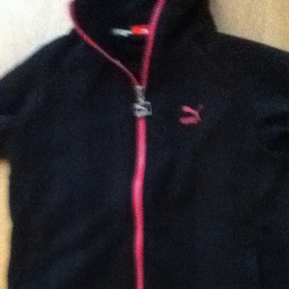 Puma zip jacket, puma shorts ,and playboy jacket